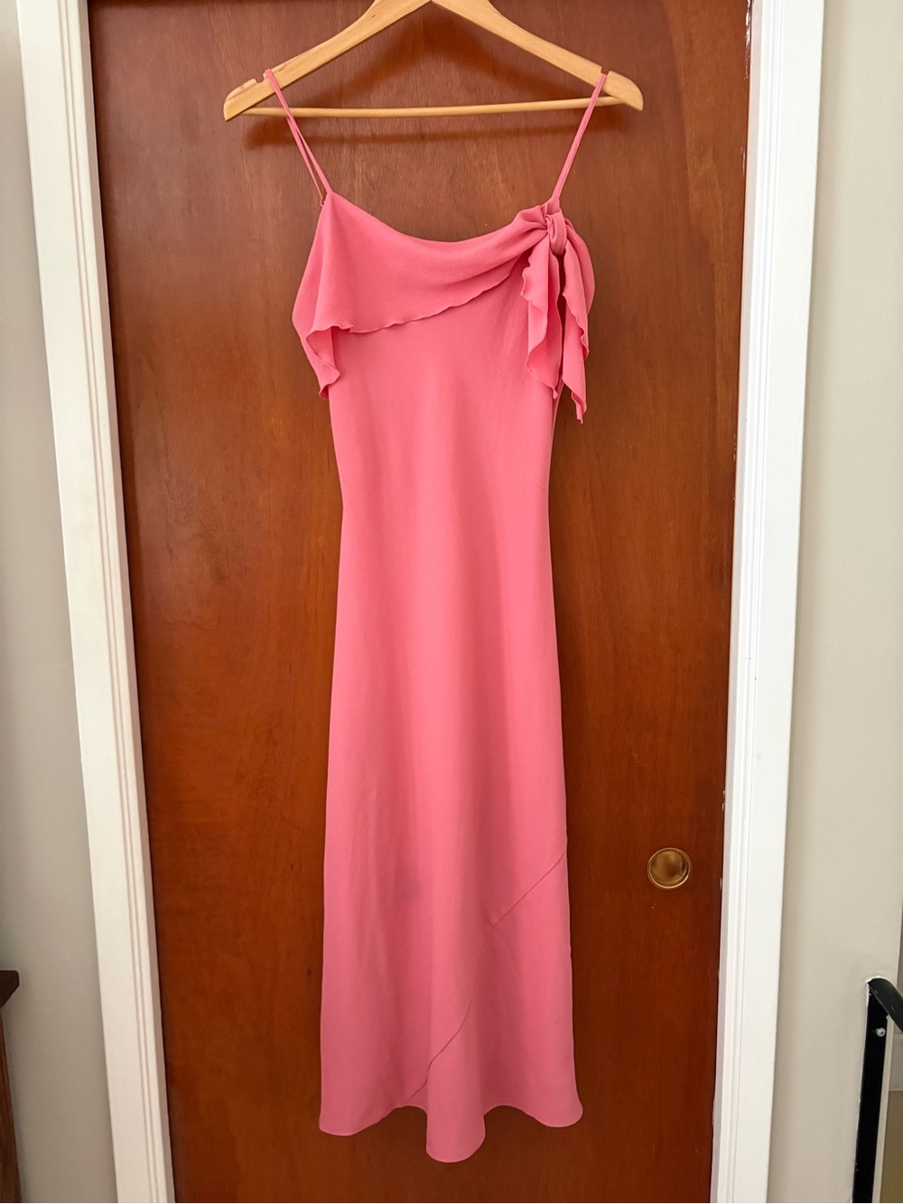 Wilfred Coral-Pink One-Shoulder Dress